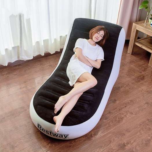 Ghế hơi tựa lưng bọc nhung cao cấp chống thấm nước