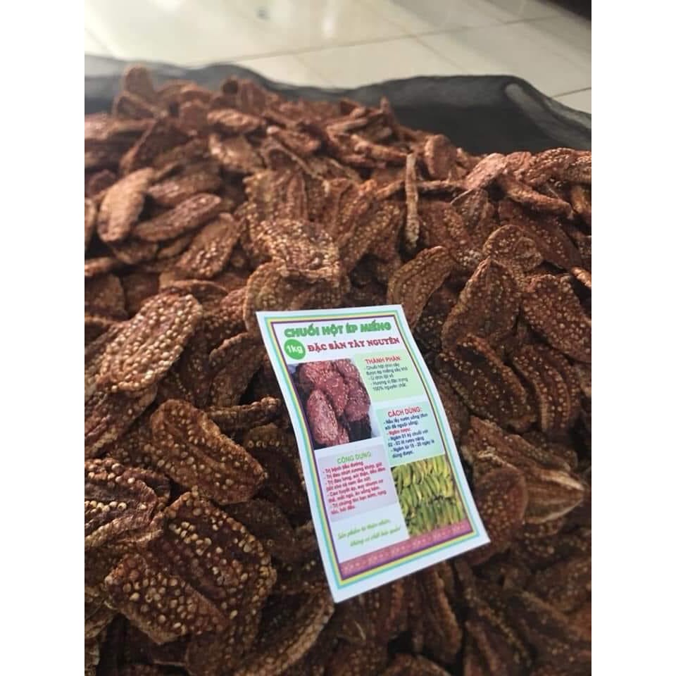 Chuối hột ép miếng loại nhất hàng mới chuyên dùng để ngâm túi 1KG