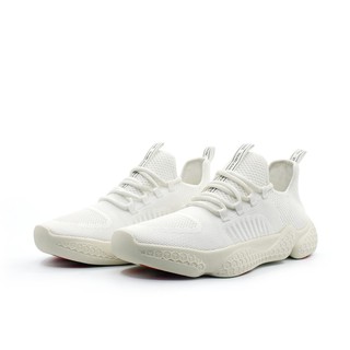 GIÀY SNEAKER NAM MÀU TRẮNG CỔ THẤP THỜI TRANG NOBLESSE TD05100