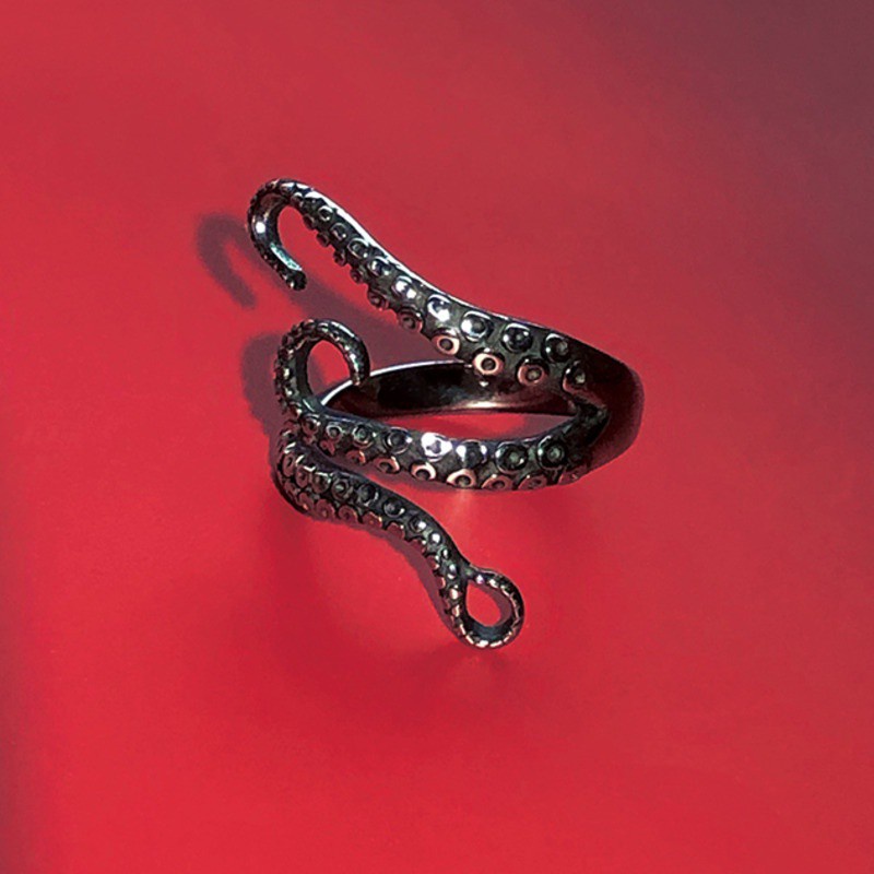 Nhẫn bạch tuộc dạng hở phong cách cá tính 191093