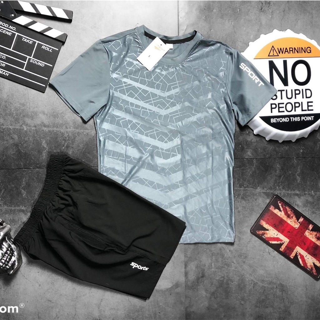 BỘ THỂ THAO NAM CHÀO HÈ 2021, BỘ QUẦN ÁO THỂ THAO NAM (BTT79) | BigBuy360 - bigbuy360.vn