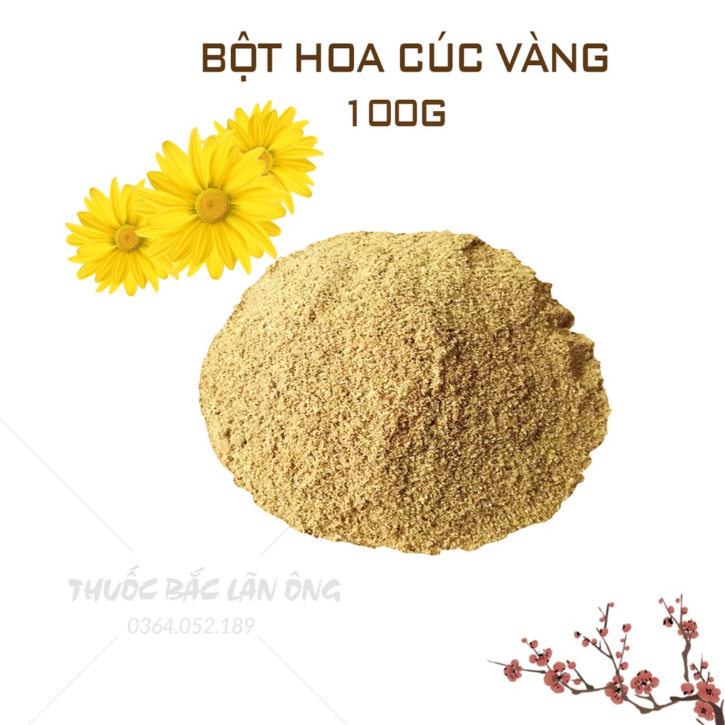Bột hoa cúc vàng nguyên chất 100g