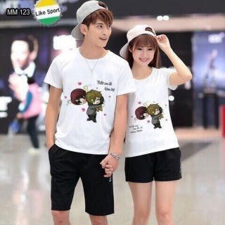 Áo đôi căp dễ thương size s,m,l giá 180k