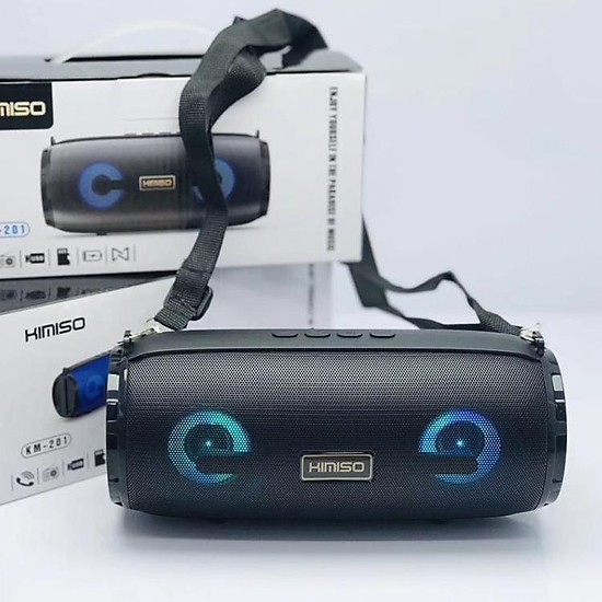 Loa Bluetooth mini chính hãng Kimiso KM-201 hỗ trợ 2 loa, kết nối đài FM