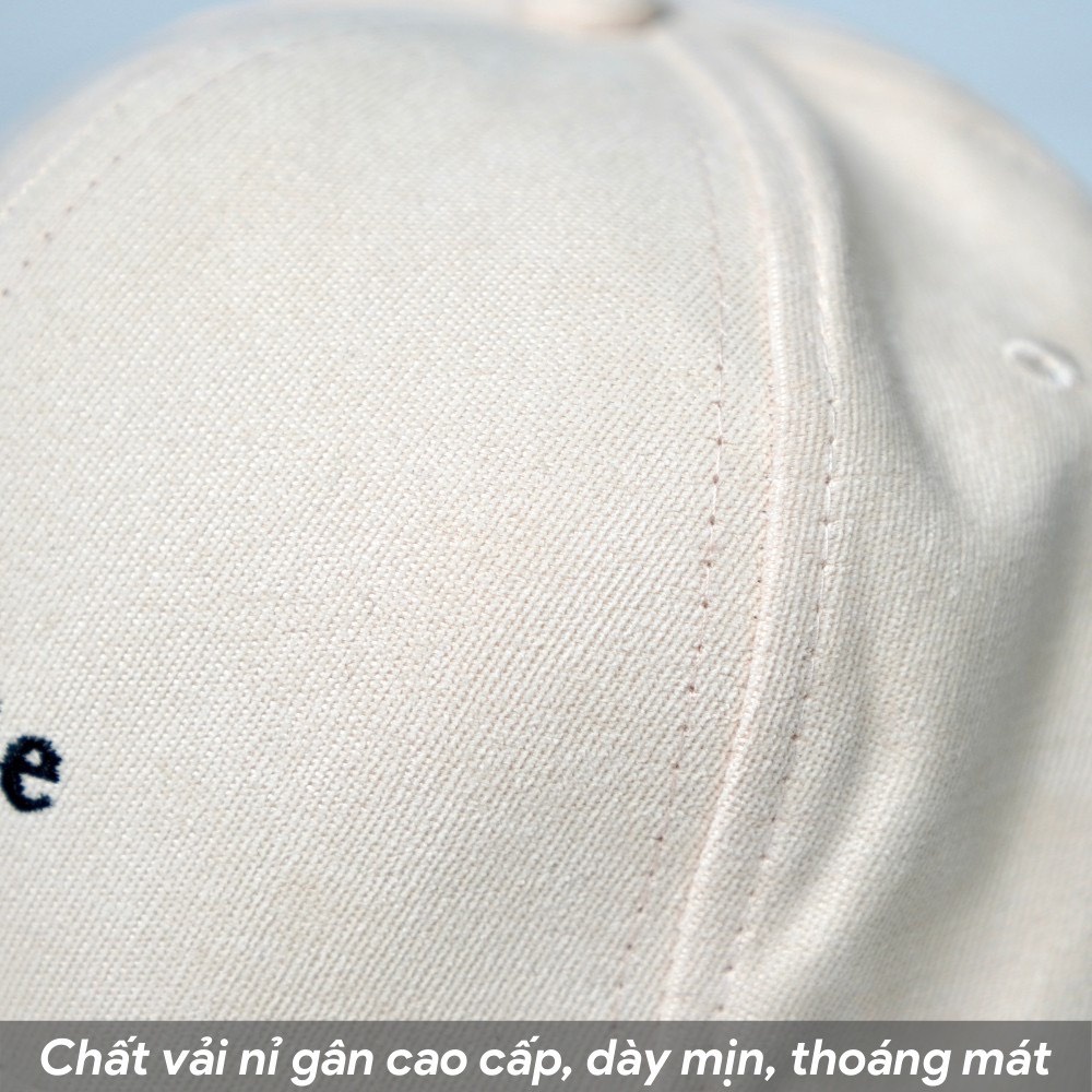 Mũ lưỡi trai thêu chữ Memorie phong cách form unisex nam nữ