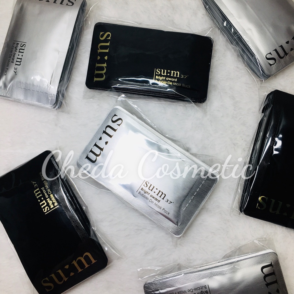 Mặt nạ Thải Độc Bright award Bubble-De Mask Black / Pack Sum 37 1 / 5 Gói.