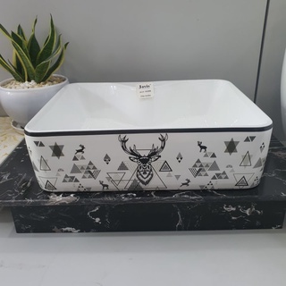 Chậu lavabo sứ đặt bàn,chậu rửa mặt nhà tắm,chậu lavabo nghệ thuật JVL908