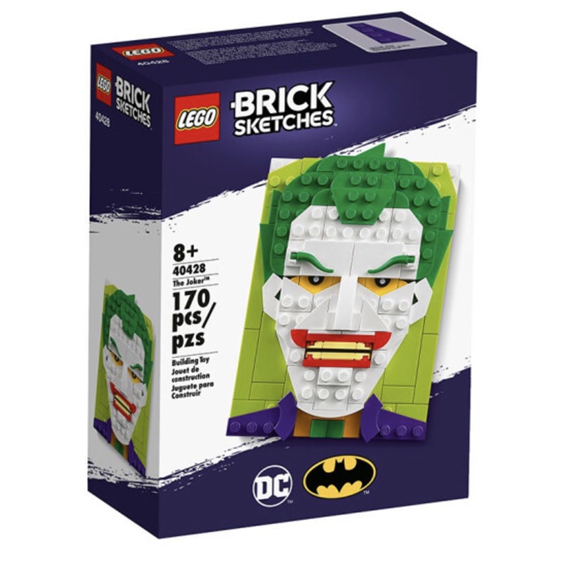 [Đảm bảo hàng chính hãng] LEGO building block sketch clown 40428 puzzle building block block gift toy