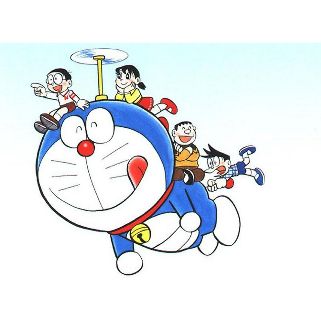 Set 3 Chiếc Chong chóng Doraemon gắn nón Bảo hiểm