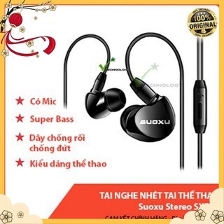 Tai nghe nhét tai thể thao Suoxu SX538