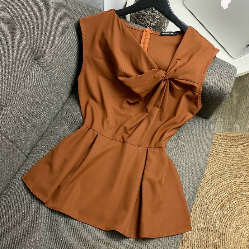 [Mã XUONGLUCY giảm 20k] ÁO PEPLUM XOẮN ỐC ( CÓ VIDEO) | BigBuy360 - bigbuy360.vn