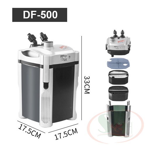 Lọc thùng Atman DF 500, 700 canister filter lọc ngoài bể cá tép thủy sinh