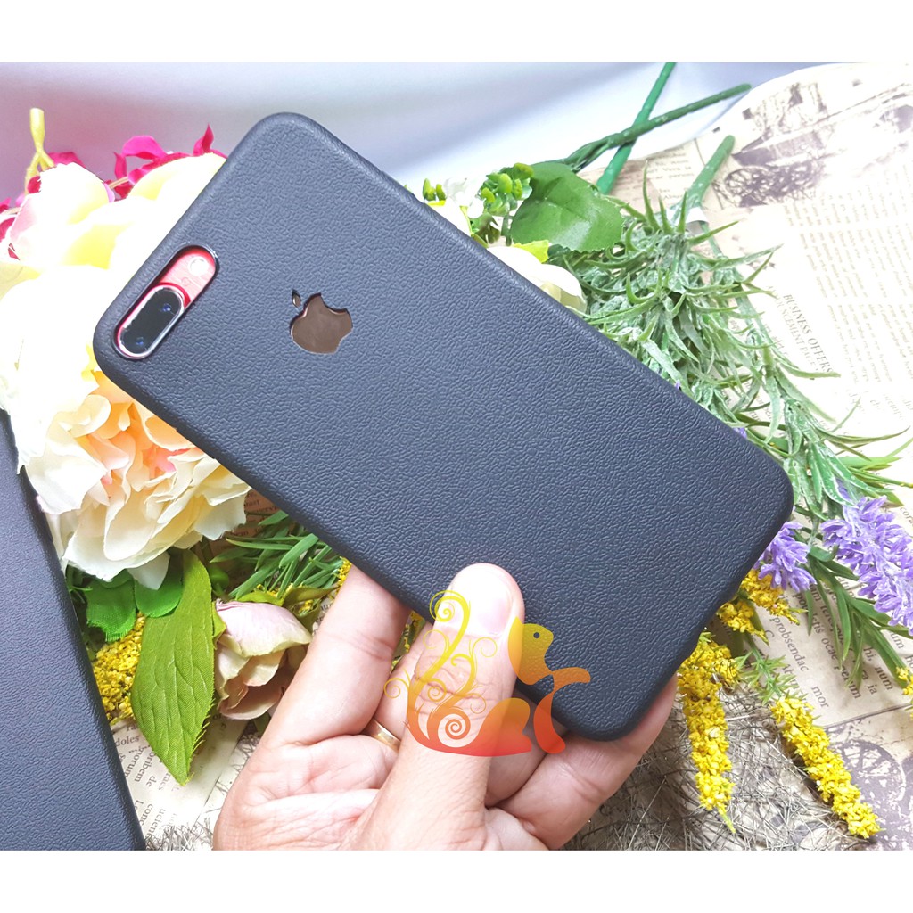 Ốp Silicon Giả Da "siêu mịn" IP6+/6s+