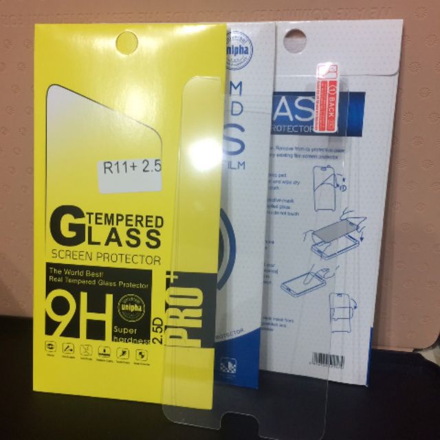 Bộ 3 kính cường lực cao cấp cho Oppo R11 Plus