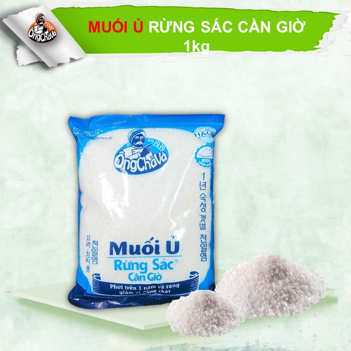 Muối Ủ 1kg Ông Chà Và - Salt (Siêu tiện lợi tiết kiệm)