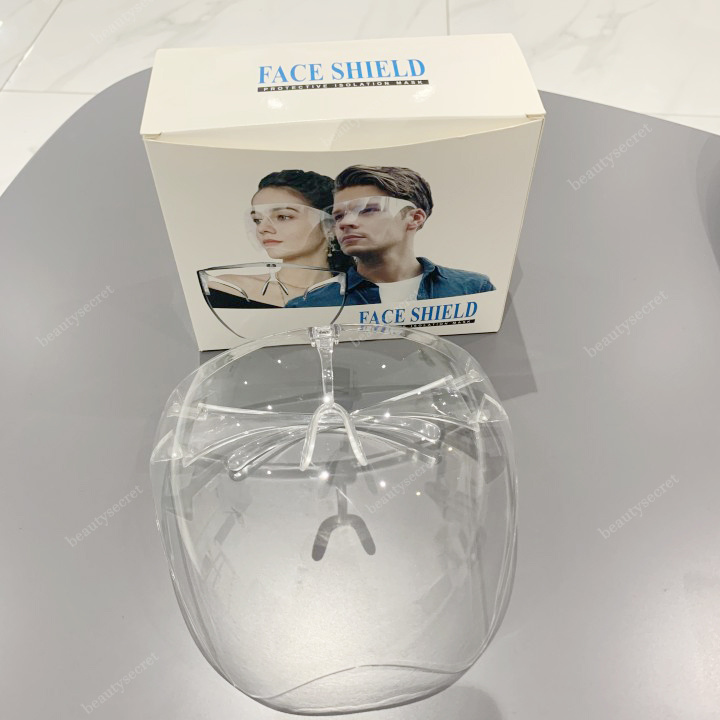 🔥READY STOCK🔥 Kính bảo hộ BLOCC cỡ lớn che toàn khuôn mặt chất liệu acrylic cho nam và nữ Mắt kính bảo hộ FACE SHIELD bảo vệ khuôn mặt mẫu lớn ôm hết mặt.Nam và nữ BLOCC Face Shield lớn Gương acrylic