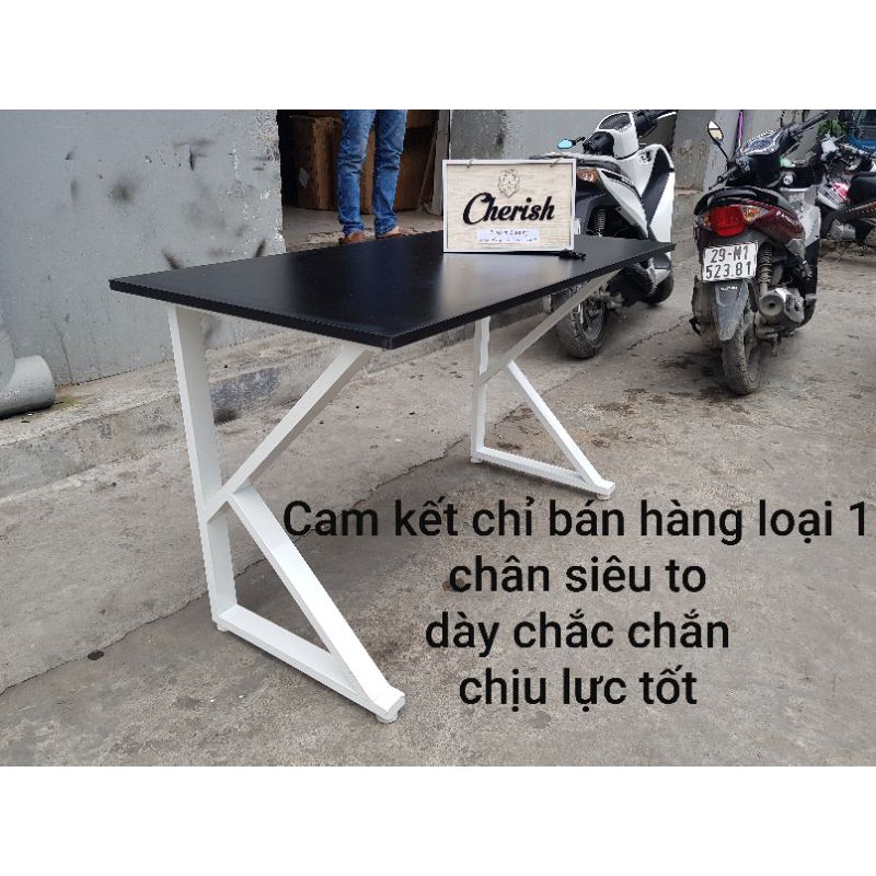 Bàn làm việc chữ Z,U,K Hàng chân sắt dày to chắc chắn, không rung lắc