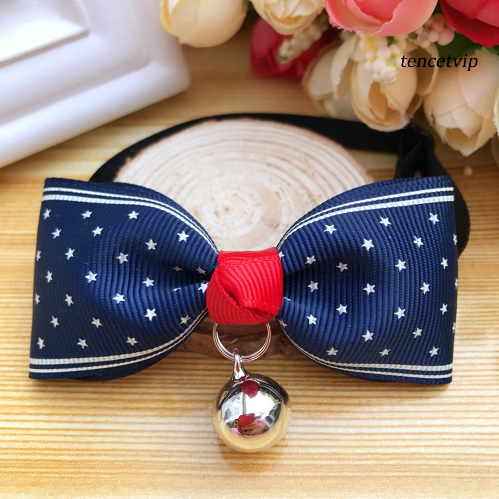 Vòng Cổ Gắn Nơ Dễ Thương Cho Thú Cưng