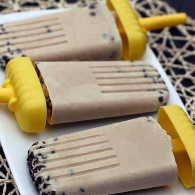 Bộ 6 khuân kem loại to nhựa đẹp