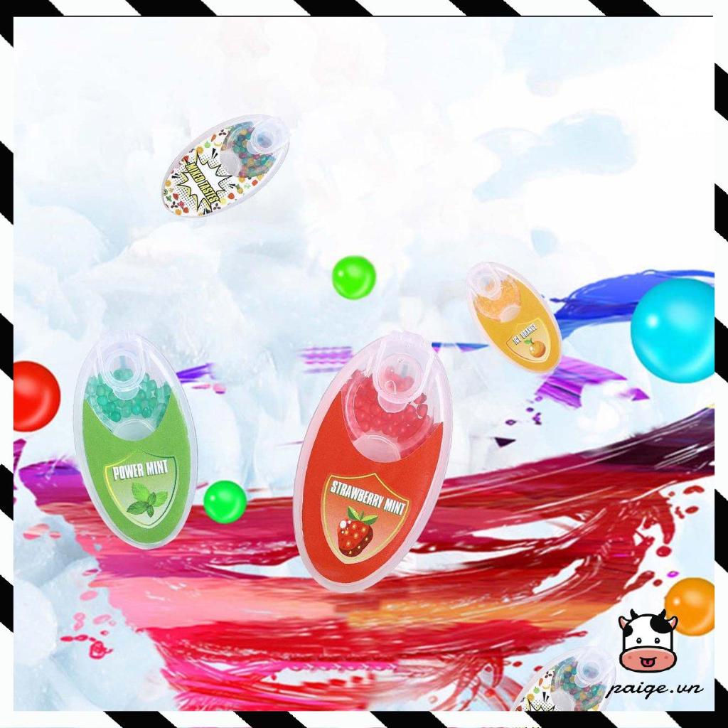 Set 100 hạt khử mùi làm tươi mới bầu không khí hương bạc hà/trái cây hỗn hợp A07 thế hệ 21 dành cho khẩu trang