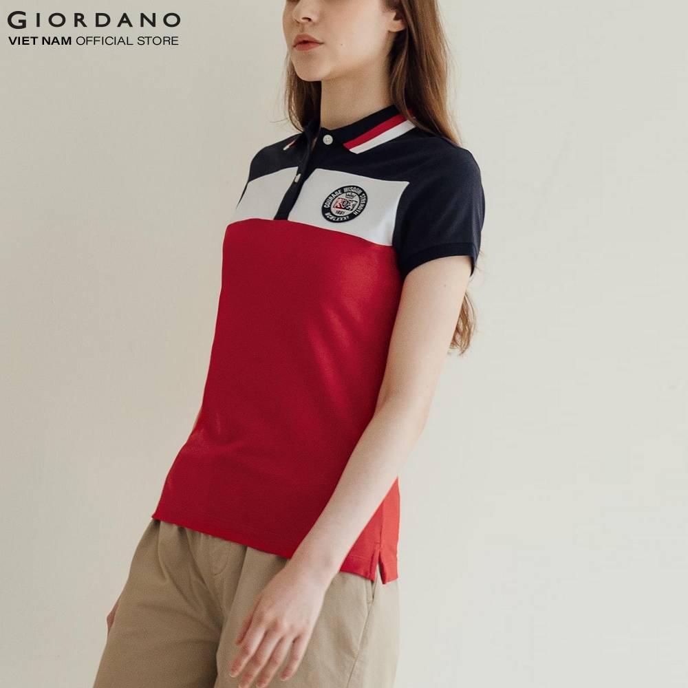 Áo Thun Có Cổ Nữ Giordano Polo 05319322 | BigBuy360 - bigbuy360.vn