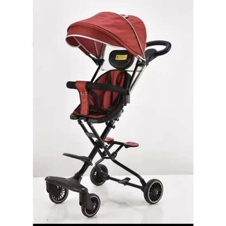 Xe đẩy đi dạo gấp gọn 4 bánh 2 chiều