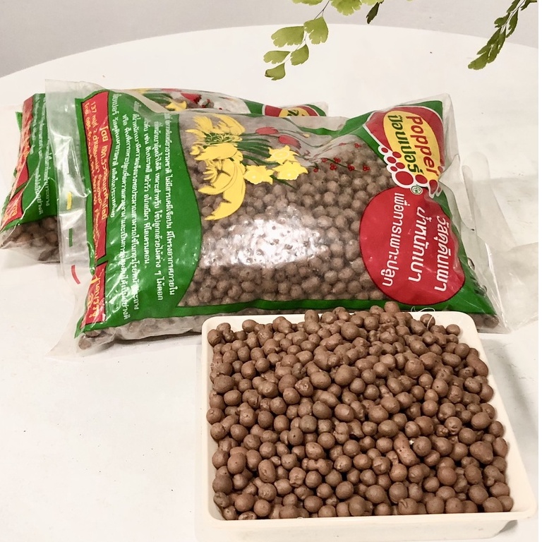 Viên đất sét nung Popper Thái Lan - Trồng xương rồng, trồng lan, trồng cây sứ, thủy canh, sen nhật