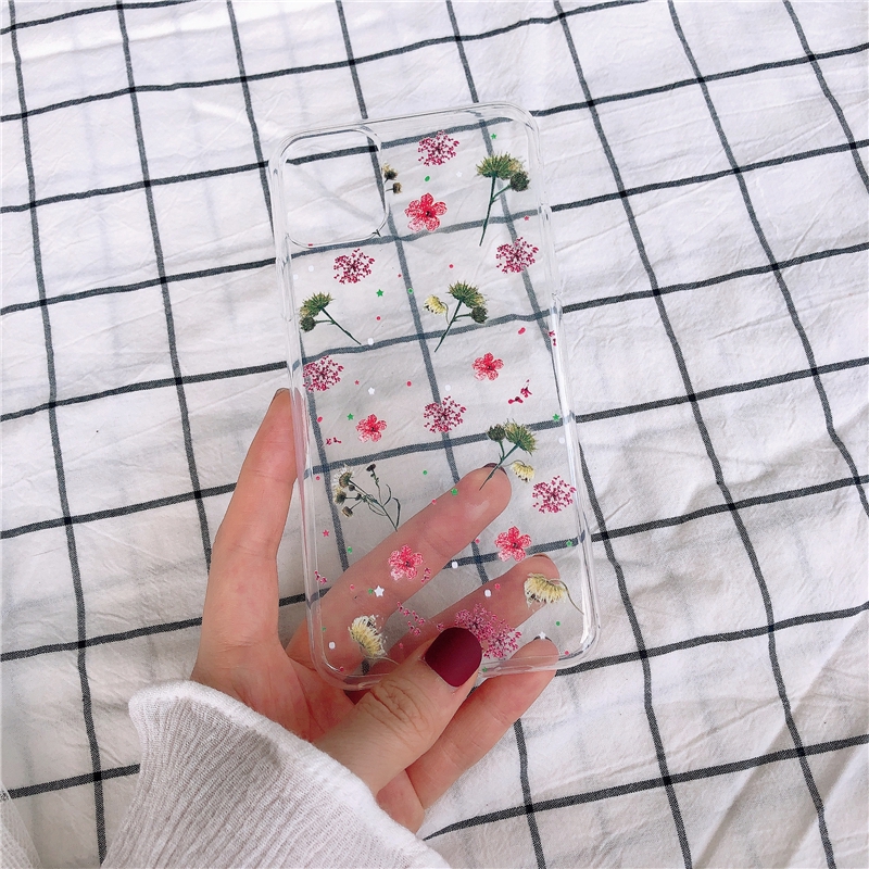 Ốp điện thoại TPU in hoa đẹp mắt cho IPhone 11/11Pro/11pro Max X XR XS XS MAX/6 7 8 Plus/SE