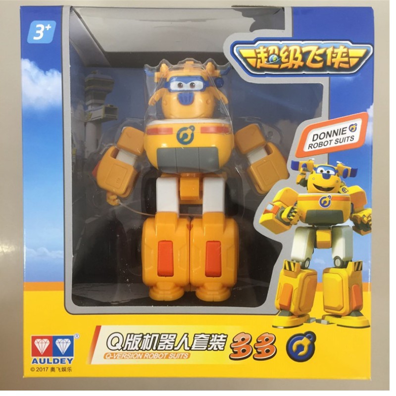 Đồ chơi super wings đội bay siêu đẳng mô hình máy bay mini Donnie Thông Minh và robot cỡ nhỏ đồ chơi trẻ em