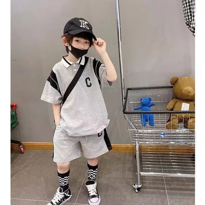 Set Đồ Thời Trang Mùa Hè Phong Cách Hàn Quốc Mới Cho Bé Trai