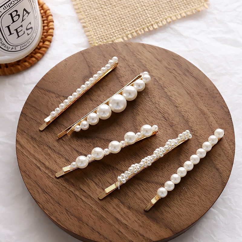 Kẹp tóc nữ đính ngọc thời trang Hàn Quốc xinh xắn