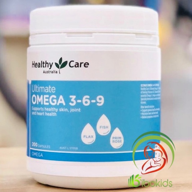 Omega 3 6 9 Healthy Care Ultimate Của Úc (200 Viên)