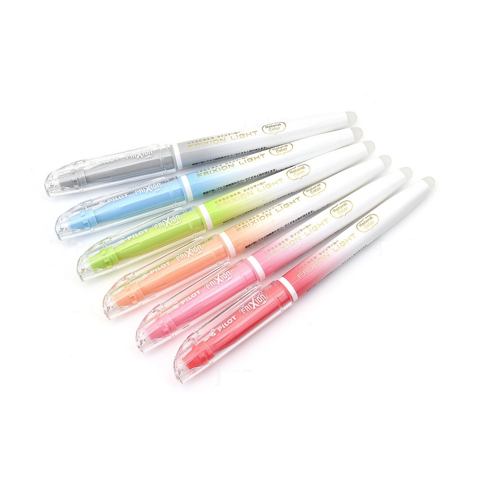 Set 6 bút dạ quang xóa được Pilot FriXion Light Natural Color Erasable Highlighter - Natural Colors