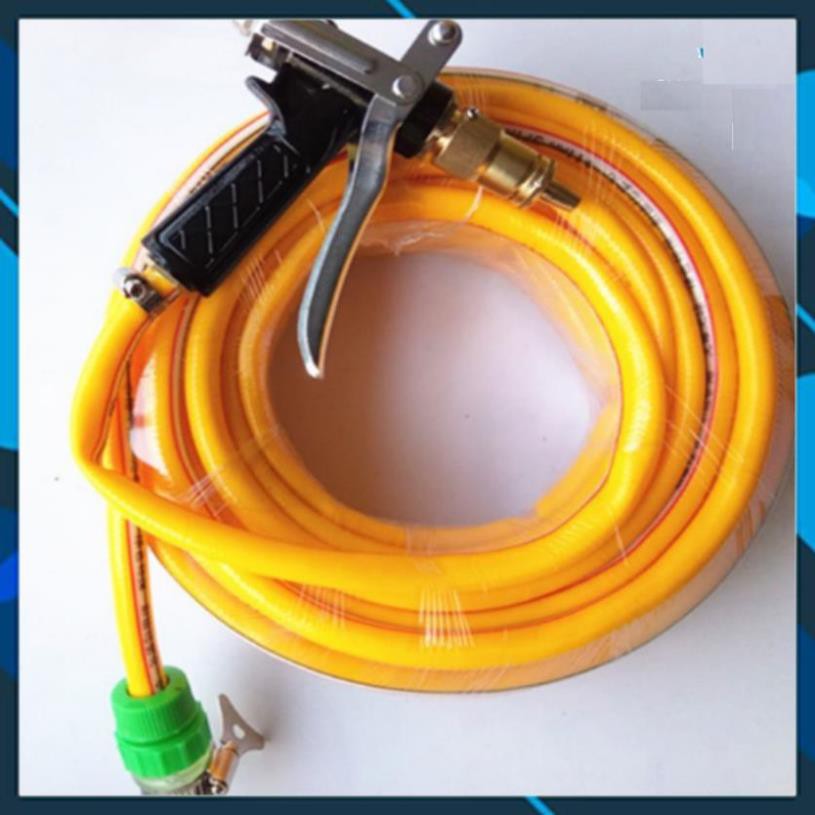 Vòi tưới cây rửa xe✔️❤️FREESHIP🚛 Bộ dây và vòi xịt tăng áp lực nước  loại 3m 206400