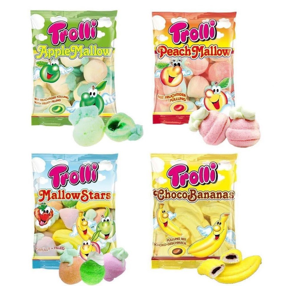 Kẹo dẻo Marshmallow Trolli Đức