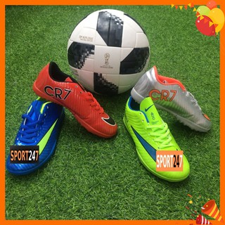 Siêu hot Rẻ vô địch sieu re giày bóng đá  trẻ em CR7 giày bóng đá trẻ con sân cỏ nhân tạo . giảm giá