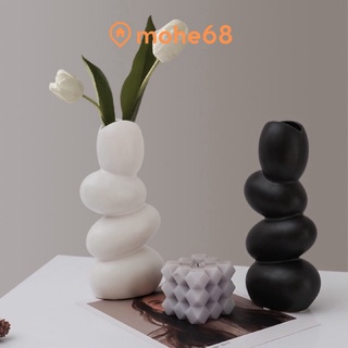 Bình gốm trang trí, bình hoa để tủ trưng bày phong cách tối giản