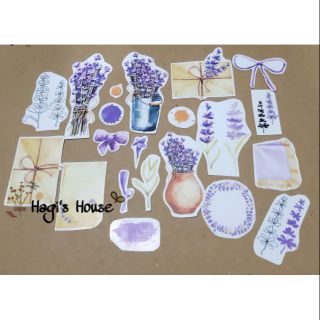 [ĐỘC QUYỀN] Sticker Die Cut Hoa Cỏ  trang trí sổ tay, scrapbook
