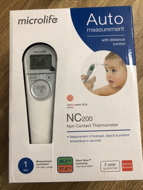 Nhiệt kế hồng ngoại đo trán Microlife NC 200/ FR1FM1