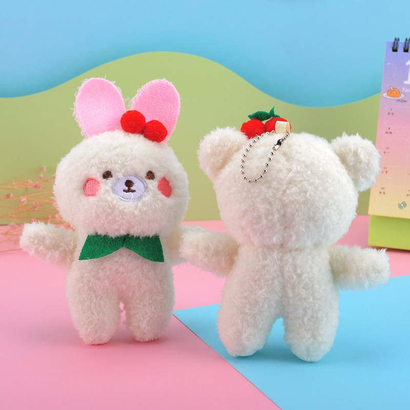 Móc Khóa Hình Gấu Nhồi Bông Dễ Thương