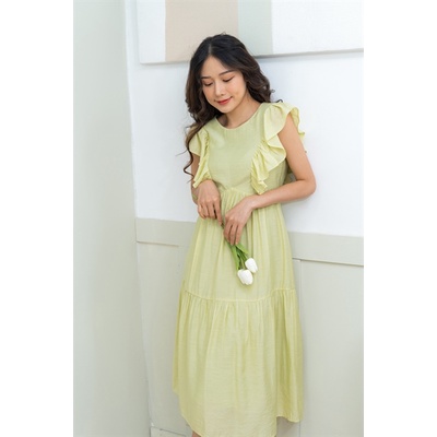 MINX - Đầm Alyssa Shoulder Ruffle Dress