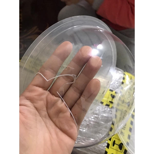 Thanh lý bể cá mini lỗi, chậu cây thuỷ sinh treo tường chất liệu nhựa arcylic thuỷ tinh trong suốt size 15cm