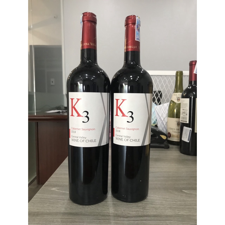 Rượu vang Chile K3 Cabernet Sauvignon