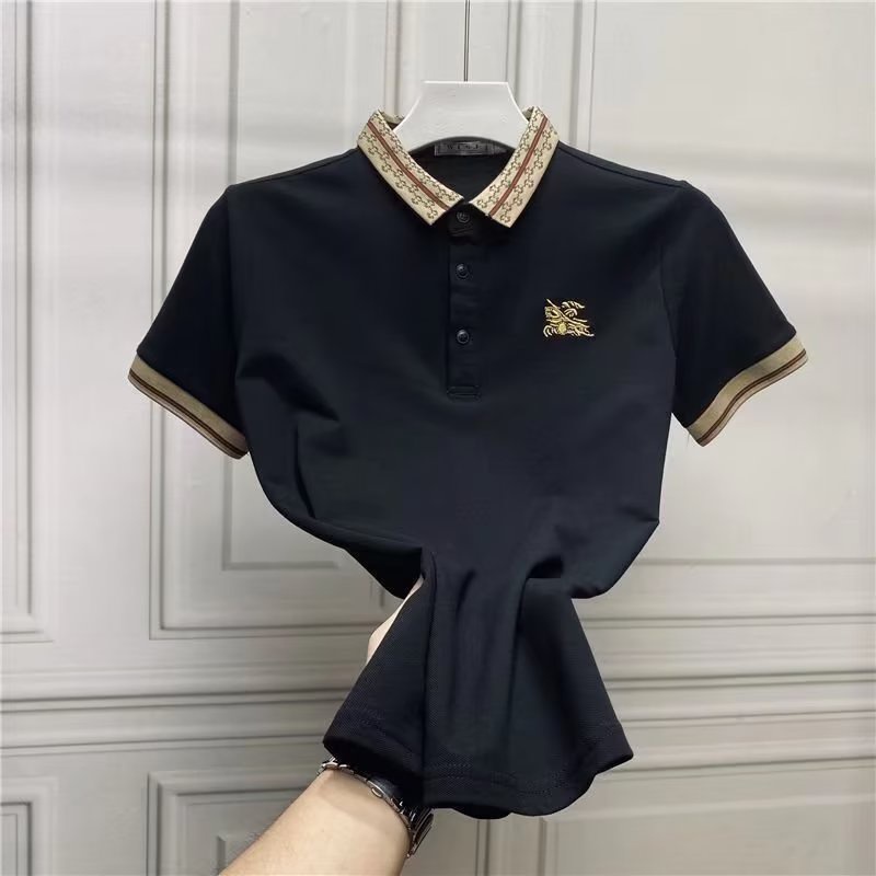 Áo Thun polo Tay Ngắn Dáng Rộng In Họa Tiết Phong Cách Hip Hop Nhật Bản Thời Trang Cho Nam Size M-3XL