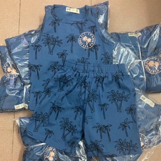 Bộ HM bé trai thun cotton