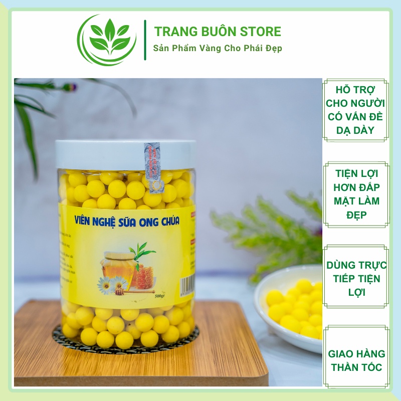 Viên nghệ mật ong sữa ong chúa đau dạ dày viên nghệ nano đẹp da MICAlATE VN02