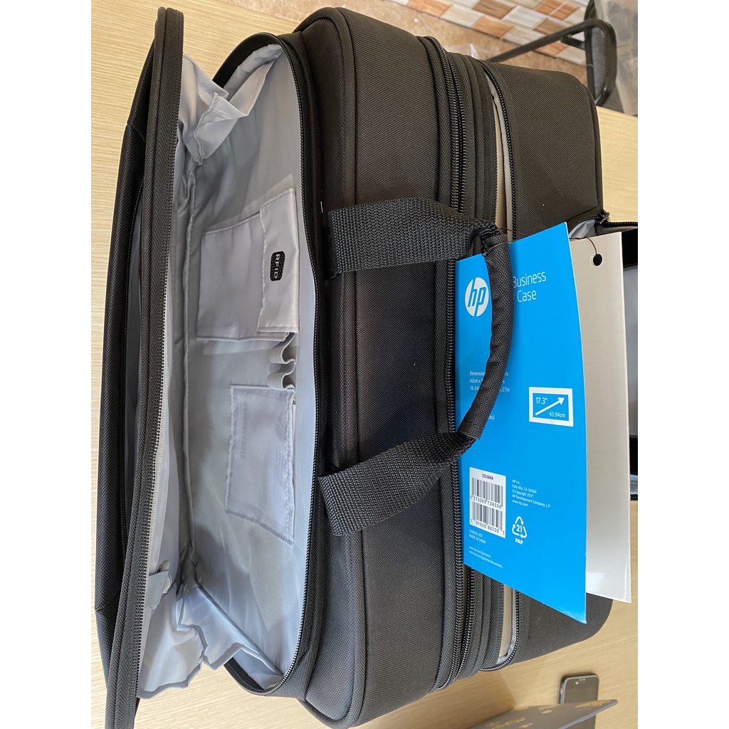 Vali kéo phi công hãng HP chất liệu vải cao cấp chống va đập có thể đem theo laptop đến 17 Inch