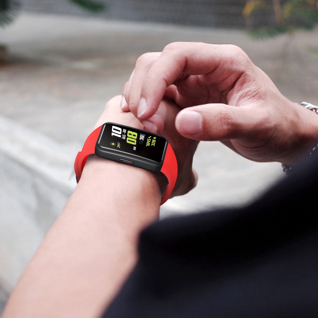 Dây đeo silicone mềm thiết kế nhiều lỗ thay thế thời trang cho Huawei Honor Band 6