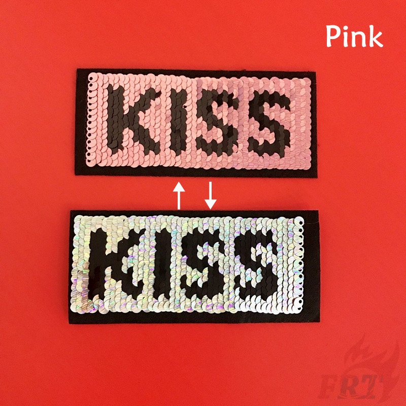 Miếng dán patch ủi may quần áo（☸ Letter Sequins Iron-on Patch ☸）