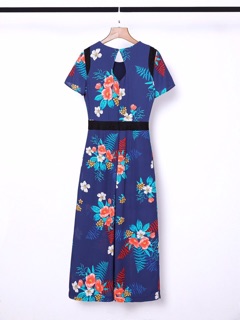 Bộ jumpsuit hoa Lauren
